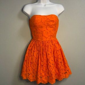 Abercrombie & Fitch Orange Mini Dress